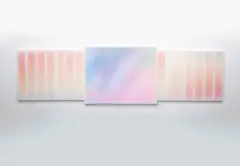 Aether Atrium by Syagini Ratna Wulan, 2019 - 2023, lacquer paint on plexiglass, offered Nov 2023