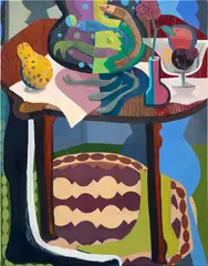 Gahee Park, Still Life with Fish, 2017, oil on canvas
