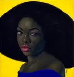 Oluwole Omofemi, Untitled, 2021, oil and acrylic on canvas