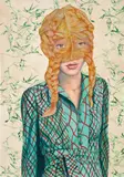Ángeles Agrela, Retrato n° 66, 2015, acrylic and pencil on paper