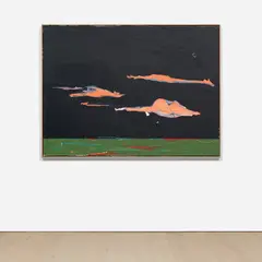 Untitled by Harold Ancart, 2014, oilstick and pencil on paper laid on board, in artist's frame, sold Mar 2022