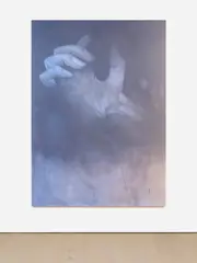 Untitled by Sayre Gomez, 2016, acrylic on canvas, sold Mar 2022