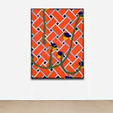 Caitlin Keogh, The Extremes of Contrary Passions Are with Little Variation Expressed by the Same Action, 2017, acrylic on canvas