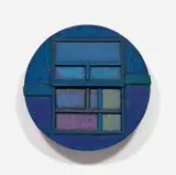 Ralph Humphrey, Year, 1982–1983, casein and modeling paste on wood