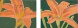 Alex Katz, Two works: (i) Untitled (Lilies) 1 ; (ii) Untitled (Lilies) 2