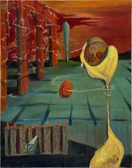George Condo, Untitled, 1983, acrylic on canvas