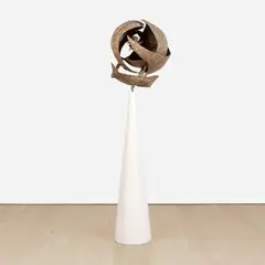 Seymour Lipton, Night Bloom, 1951, nickel-silver on Montel metal and painted wood