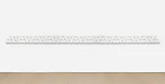 Josh Sperling, Freezer Burn, 2018, acrylic on shaped canvas mounted to panel, in 3 parts