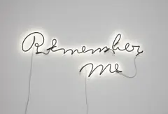 Hank Willis Thomas, Remember Me, 2014, neon