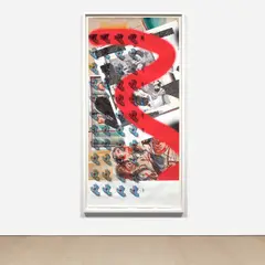 Jordan Wolfson, Untitled, 2012, inkjet on unstretched canvas