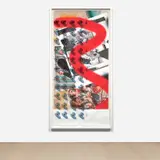 Jordan Wolfson, Untitled, 2012, inkjet on unstretched canvas