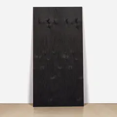Untitled by Wade Guyton, 2009, inkjet on plywood, sold Mar 2022