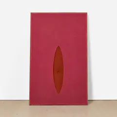 TorçoQuadro Brown by Ernesto Neto, 2013, wood, iron, cotton fabric and magnets, sold Mar 2022