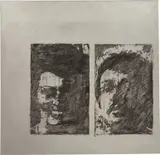 Enoc Perez, Untitled (Iris Chacón, Paul McCartney), 1993, acrylic on canvas