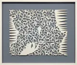 Lucas Samaras, Untitled, 1968, graphite on cut paper