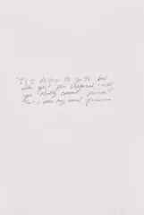 Suicide Bed Joke by Richard Prince, 1989, ink on paper, sold Mar 2022