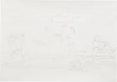 Hilary Harkness, Le Classique des Noeuds, 2001, graphite on paper