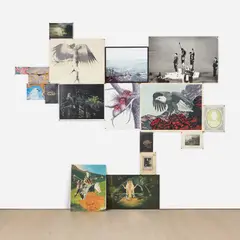 Matthew Day Jackson, A Brief History in Time, 2004–2005, graphite, watercolor and gouache on paper, in 17 parts