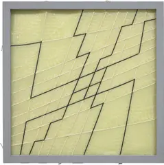 Spider #2A by Joe Zucker, 1992, sash cord, acrylic and wood, offered Mar 2022