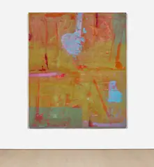 Alex Hubbard, Untitled, 2011, enamel paint, resin and fiberglass on canvas