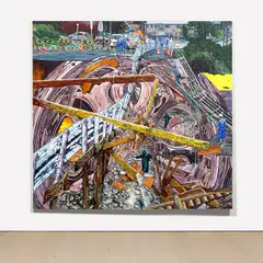 Jin Meyerson, Survival Kit, 2006, oil and acrylic emulsion on canvas