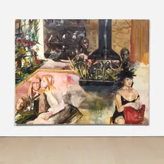 Natalie Frank, Brothel, 2005, oil on canvas
