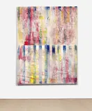 Israel Lund, Untitled, 2014, acrylic on raw canvas