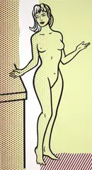 Roy Lichtenstein, Nude, 1997, oil and Magna on canvas