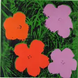 Andy Warhol, Flowers, 1964, acrylic and silkscreen ink on canvas