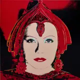 Andy Warhol, The Star (Greta Garbo as Mata Hari), 1981, acrylic and silkscreen ink on canvas