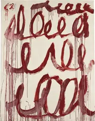Cy Twombly, Untitled, 2006, acrylic on canvas