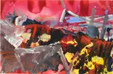 Gerhard Richter, 12.12.85, 1985, watercolor and oil on paper