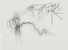 8.1.84 (1) by Gerhard Richter, 1984, graphite on paper, sold May 2022
