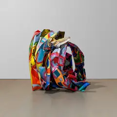 John Chamberlain, The Vagabond's Prayer, 1992, painted steel