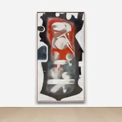 David Smith, Main Pribilof, 1959, spray enamel and oil on canvas