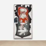 David Smith, Main Pribilof, 1959, spray enamel and oil on canvas