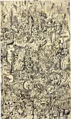 George Condo, Untitled, 1985, oil on linen