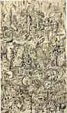 Untitled by George Condo, 1985, oil on linen, sold May 2022