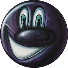 Kenny Scharf, DR. PURPLE, 2019, spray paint on canvas mounted to panel