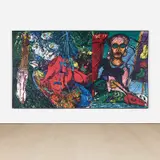 Malcolm Morley, Aegean Crime, 1987, oil and wax on canvas