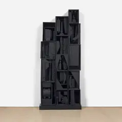 Louise Nevelson, The Wedding Present, 1977–1979, painted wood boxes, in 14 parts