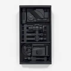 Cityscape by Louise Nevelson, 1986, painted wood, sold May 2022