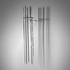 George Rickey, Inverted Column, 1966, stainless steel