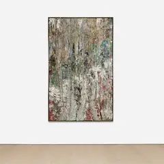 Larry Poons, Untitled, 1984, acrylic, foam and paper on canvas