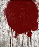 Hermann Nitsch, Untitled, 2012, acrylic on jute