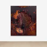 Ross Bleckner, Untitled, 1985, oil and wax on canvas