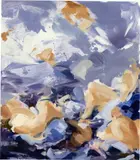 Flora Yukhnovich, Stiff Peaks, 2021, oil on linen