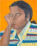 Aliza Nisenbaum, Ozelot, 2012, oil on canvas