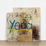 Oscar Murillo, Yoga, 2012, oil, oilstick, dirt and graphite on canvas, in 2 parts