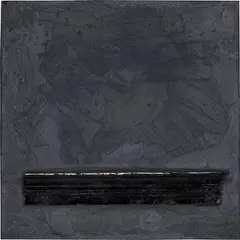 Theaster Gates, Ledge 1, 2012, black concrete and wood